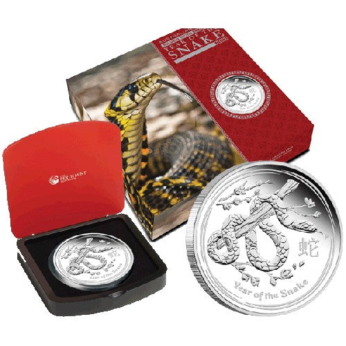 2013 50c Lunar Year of the Snake 1/2oz Silver Proof Coin