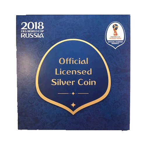 2018 $1 FIFA World Cup 1oz Silver Proof Coin