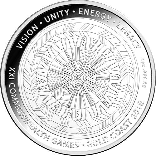 2018 $1 XXI Commonwealth Games - Legacy of Reconciliation 1oz Silver Uncirculated Coin