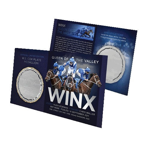 2017 Winx - Queen of the Valley Limited Edition Medallion & Stamp Cover PNC