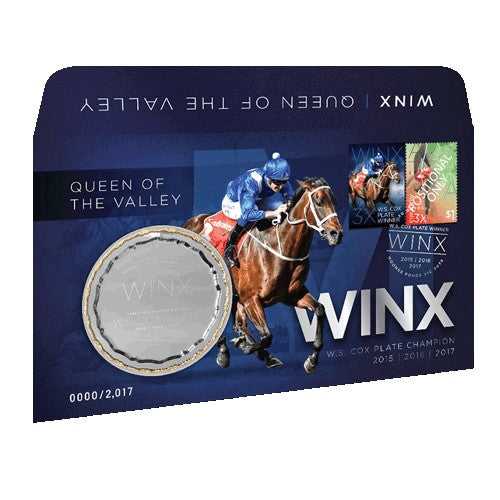 2017 Winx - Queen of the Valley Limited Edition Medallion & Stamp Cover PNC