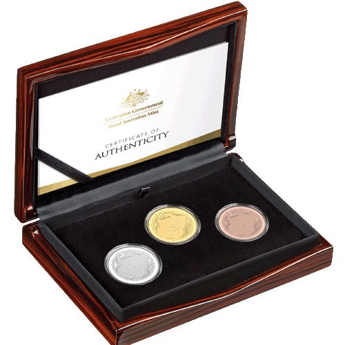 2018 XXI Commonwealth Games Three Coin Set