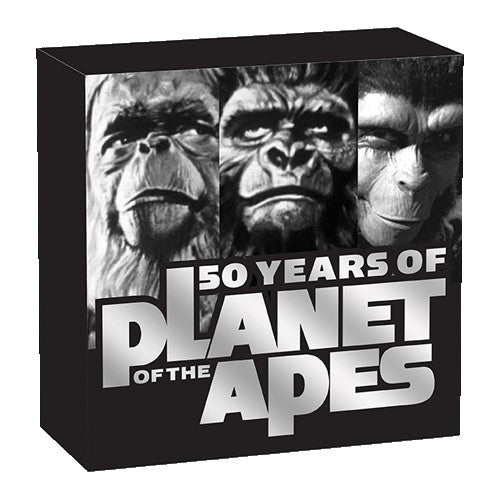 2018 $1 Planet of the Apes 50th Anniversary 1oz Silver Proof Coin