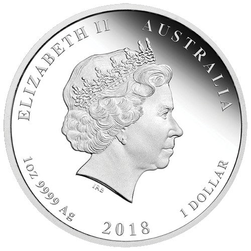 2018 $1 Royal Wedding 1oz Silver Proof Coin - Prince Harry & Ms Meghan Markle