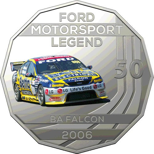 2018 50c Ford Motorsport 7 Coin Collection