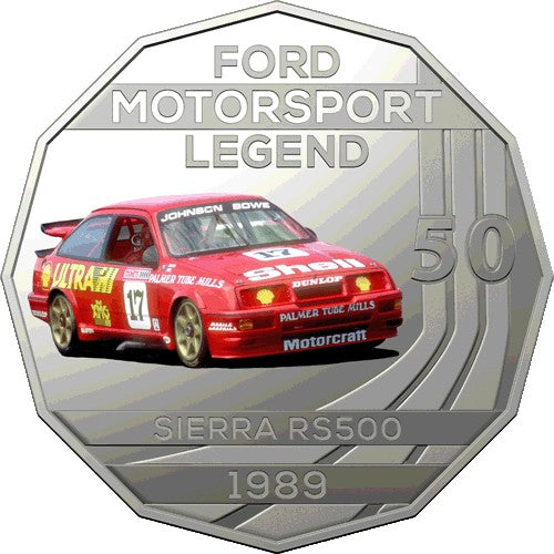 2018 50c Ford Motorsport 7 Coin Collection