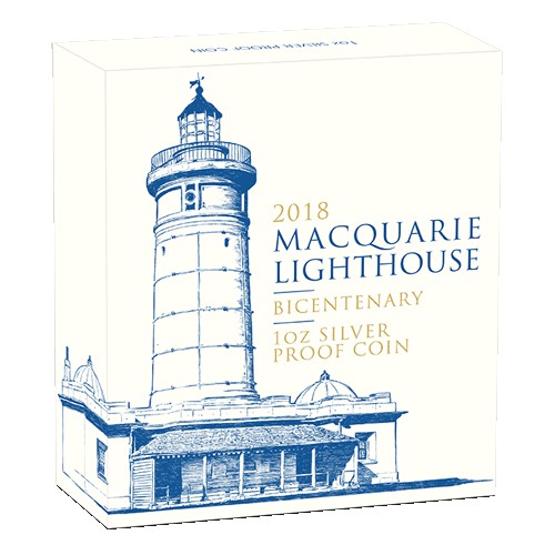 2018 $1 Macquarie Lighthouse Bicentenary 1oz Silver Proof Coin