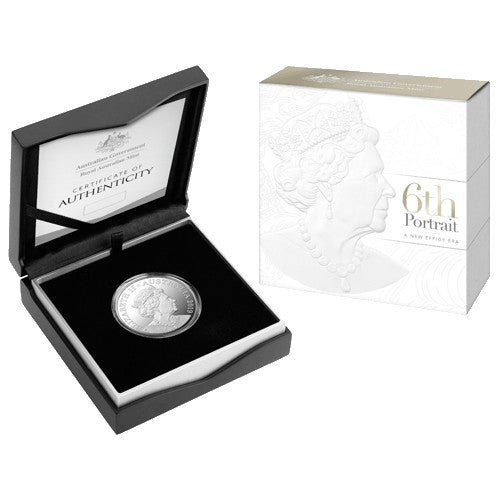 2019 $1 The Sixth Effigy Her Majesty Queen Elizabeth II Fine Silver Proof Coin