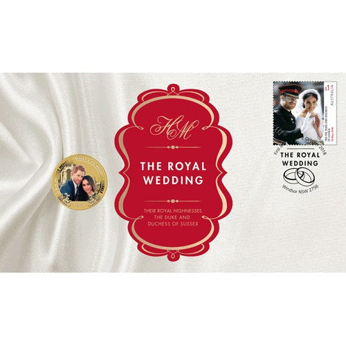 2018 $1 Royal Wedding Coin & Stamp Cover PNC - HRH Prince Henry of Wales & Ms Meghan Markle