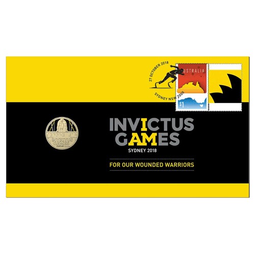 2018 Invictus Games Coin & Stamp Cover PNC