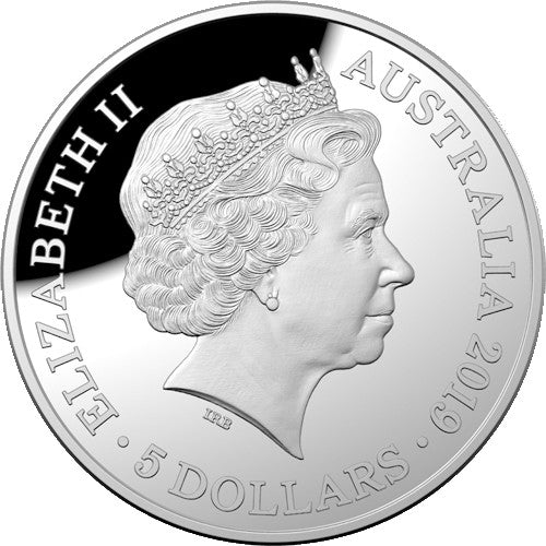 2019 $5 1812 A New Map of the World Fine Silver Proof Domed Coin