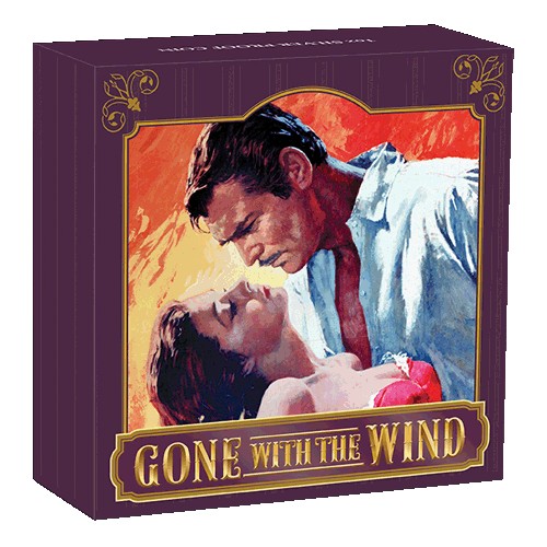 2019 $1 Gone with the Wind 80th Anniversary 1oz Silver Proof Coin