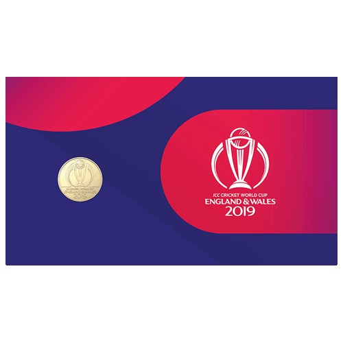 2019 $1 ICC Cricket World Cup Coin & Stamp Cover PNC