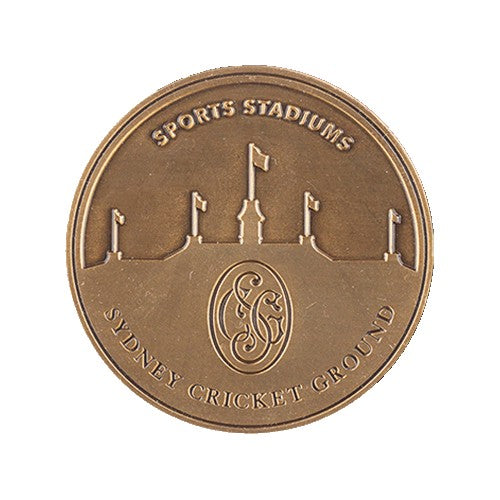 2019 Sports Stadiums Sydney Cricket Ground Medallion & Stamp Cover PNC