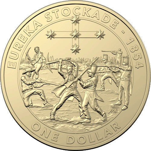 2019 $1 Mutiny and the Rebellion - The Eureka Stockade Al/Br Uncirculated Coin in Card