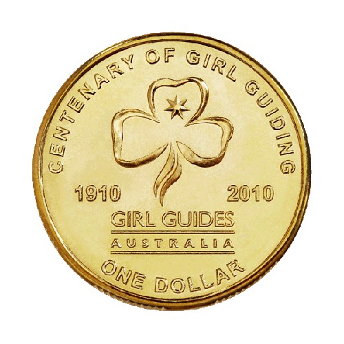 2010 $1 Centenary of Girl Guiding Mint Roll (20 coins)