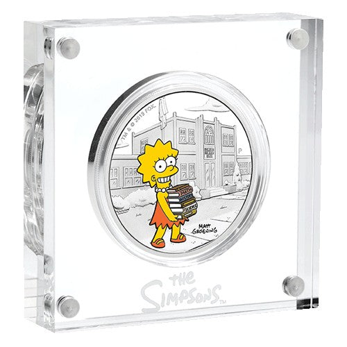 2019 $1 The Simpsons - Lisa Simpson 1oz Silver Proof Coin