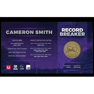 2019 Cameron Smith 400 Games Medallion & Stamp Cover PNC