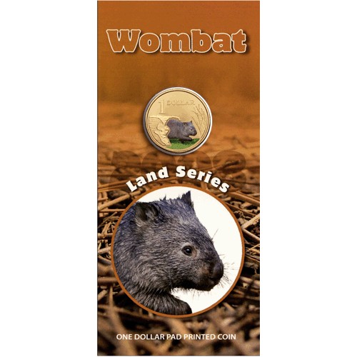 2008 $1 Land Series - Wombat Uncirculated Coin in Card