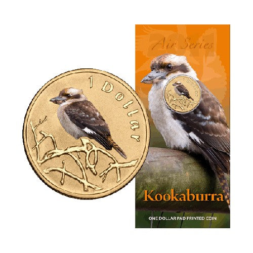 2011 $1 Air Series - Kookaburra Uncirculated Coin in Card