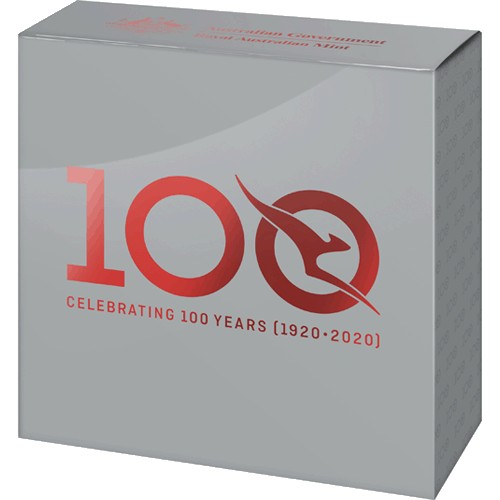 2020 $1 Qantas Centenary 1/2oz Silver Proof Coin