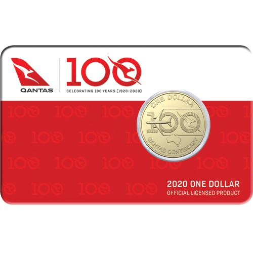 2020 $1 Qantas Centenary Albr Mint Roll