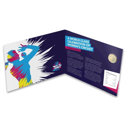 2020 $2 ICC Women's T20 World Cup Al/Br Coloured Uncirculated Coin in RAM Card