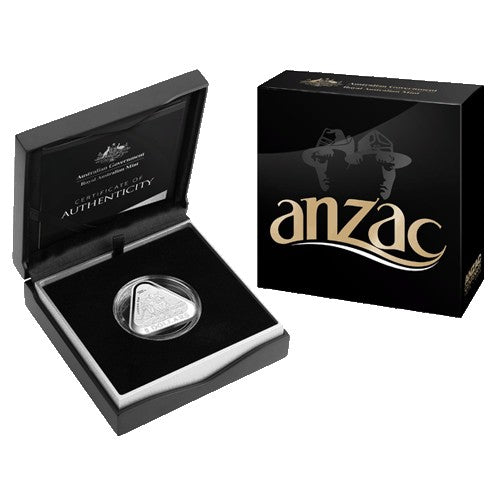 2015 $5 ANZAC Centenary Triangular Silver Proof Coin