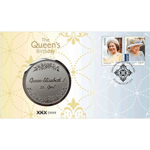 2020 The Queen's Birthday Medallion & Stamp Cover PNC