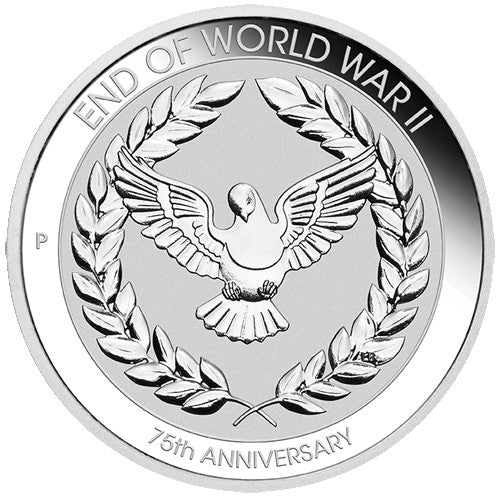 2020 10c 75th Anniversary of the End of World War II 1/10oz Silver Coin in Card