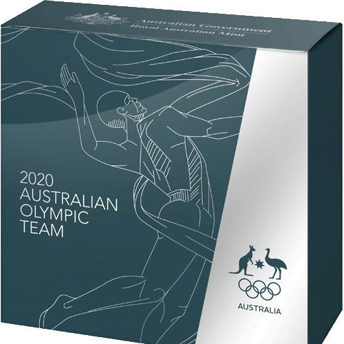 2020 $5 Australian Olympic Team 1oz Silver Domed Proof Coin