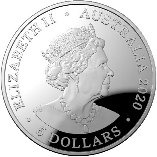 2020 $5 Australian Olympic Team 1oz Silver Domed Proof Coin