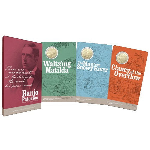 2020 50c Banjo Paterson - Treasured Australian Poetry Uncirculated Three Coin Set