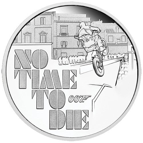 2020 $1 James Bond No Time to Die 1oz Silver Proof Coin