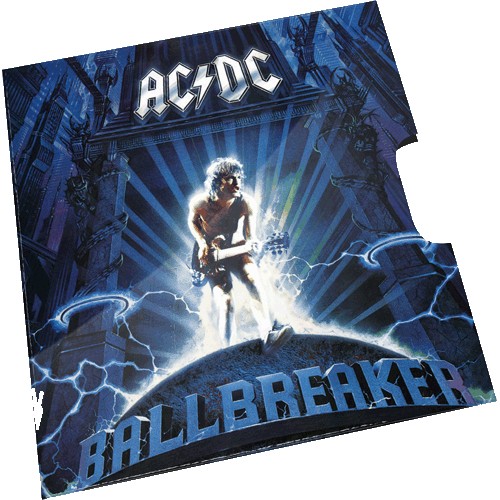 2020 20c AC/DC Ballbreaker Uncirculated Coin in RAM Card