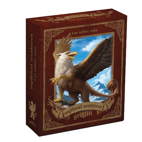 2013 $1 Mythical Creatures Series - Griffin1oz Silver Proof Coin 