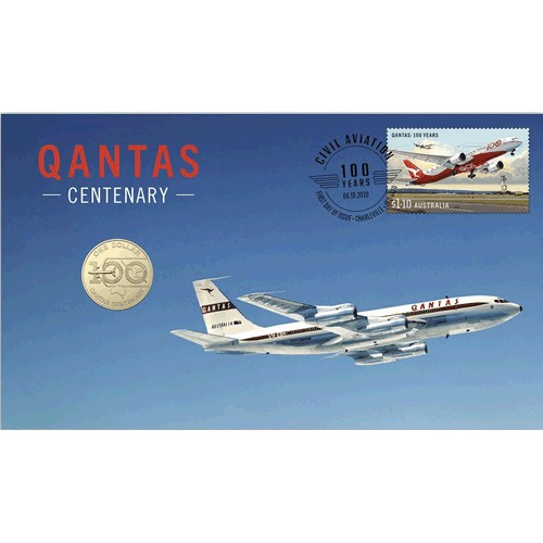 2020 $1 Qantas Centenary Albr Mint Roll