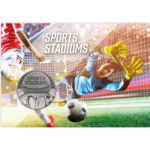 2020 Sports Stadiums Limited Edition Medallion & Stamp Cover PNC - 8 Key Venues