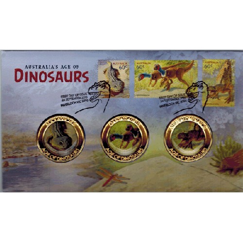 2013 Australia's Age of Dinosaurs 3 Medallion Cover