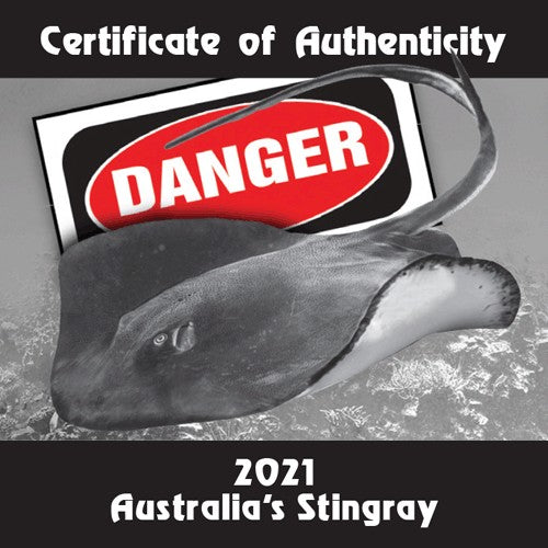 2021 $1 Deadly & Dangerous Series - Australia's Stingray 1oz Silver Proof Coin
