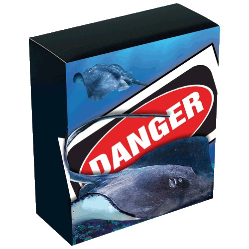 2021 $1 Deadly & Dangerous Series - Australia's Stingray 1oz Silver Proof Coin