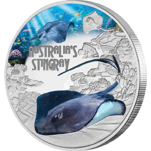 2021 $1 Deadly & Dangerous Series - Australia's Stingray 1oz Silver Proof Coin