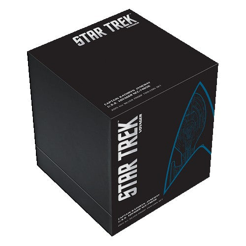 2015 $1 Star Trek - USS Voyager NCC-74656 & Captain Kathryn Janeway & Voyager 2 Coin Set
