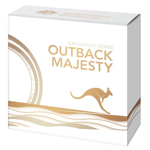 2021 $1 Kangaroo Series - Outback Majesty 1oz Silver Proof Coin