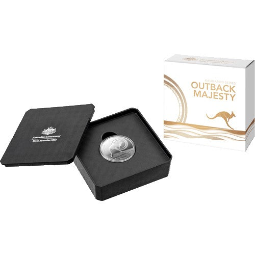 2021 $1 Kangaroo Series - Outback Majesty 1oz Silver Proof Coin