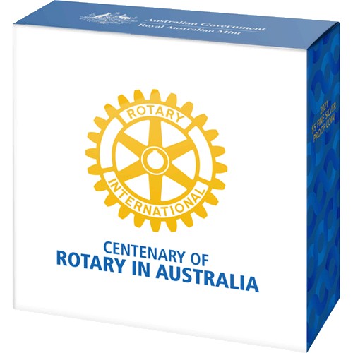 2021 $5 Centenary of Rotary Australia 1oz Silver Proof Coin