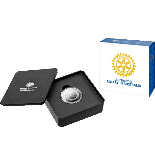 2021 $5 Centenary of Rotary Australia 1oz Silver Proof Coin