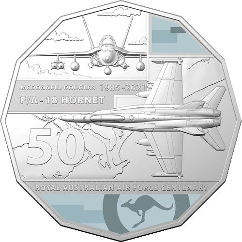 2021 50c Centenary of the Royal Australian Air Force RAAF 11 Coin Collection