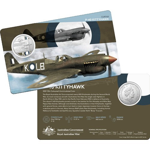 2021 50c Centenary of the Royal Australian Air Force RAAF 11 Coin Collection