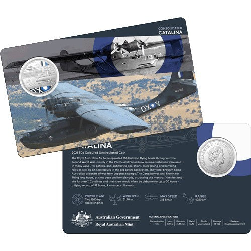 2021 50c Centenary of the Royal Australian Air Force RAAF 11 Coin Collection